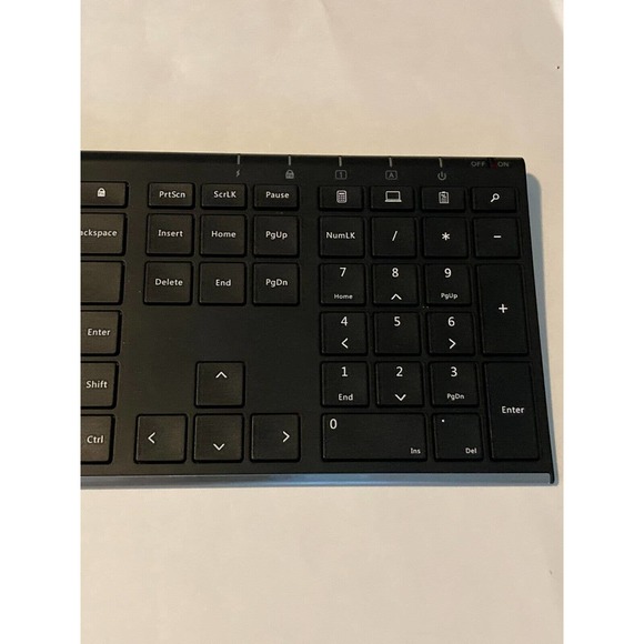 Arteck HW192 Universal Slim Stainless Steel Wireless Keyboard missing dongle - Picture 4 of 9